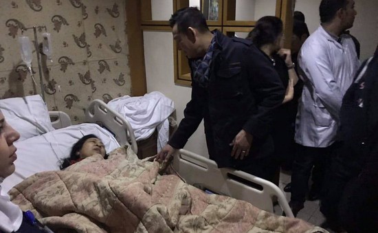Vụ đánh bom xe chở du khách Việt Nam tại Ai Cập: Hỗ trợ điều trị tích cực cho các nạn nhân bị thương