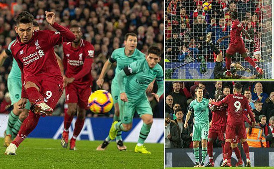 VIDEO Liverpool 5-1 Arsenal: Tam tấu Firmino - Salah - Mane thi nhau tỏa sáng