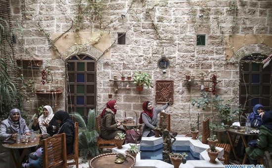 Nhà cổ hàng trăm năm tuổi "lột xác" thành nhà hàng ở dải Gaza