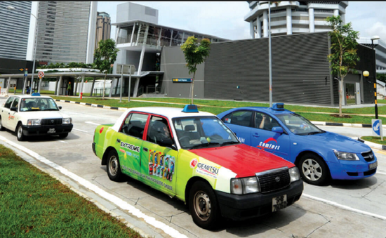 Số lượng xe taxi sụt giảm mạnh tại Singapore