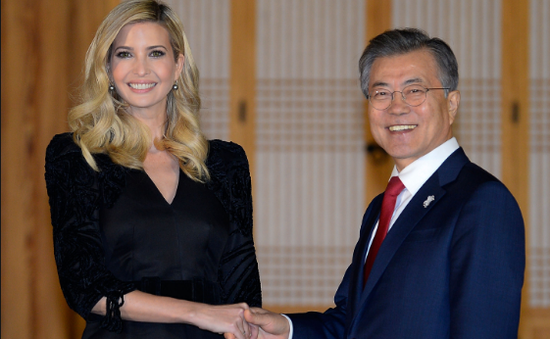 Con gái Tổng thống Mỹ đến Hàn Quốc dự lễ bế mạc Olympic Pyeongchang