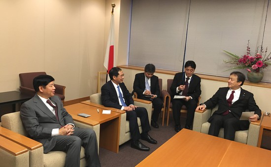 Thứ trưởng Bùi Thanh Sơn gặp và làm việc với Thứ trưởng Nghị viện Ngoại giao Nhật Bản
