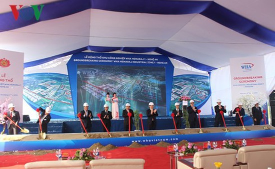 Phó Thủ tướng Vương Đình Huệ dự khởi công dự án tỷ đô tại Nghệ An