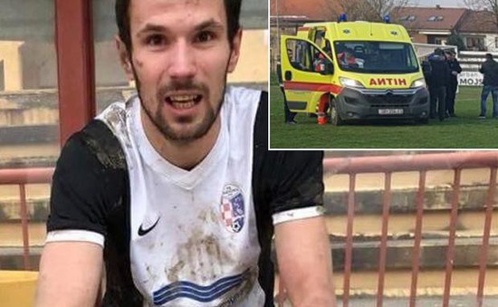 Một cầu thủ Croatia bị chết trên sân bóng vì suy tim