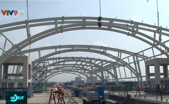 TP.HCM khẩn trương hoàn thành 2 nhà ga đầu tiên của tuyến Metro số 1 trước 30/4