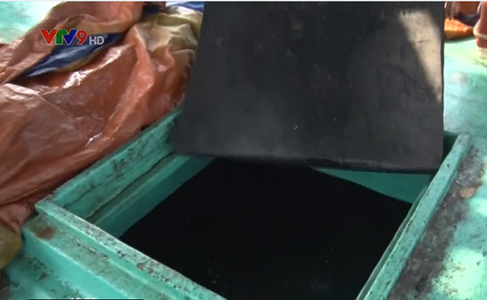 Phát hiện 20.000 tấn dầu lậu trên biển Cà Mau