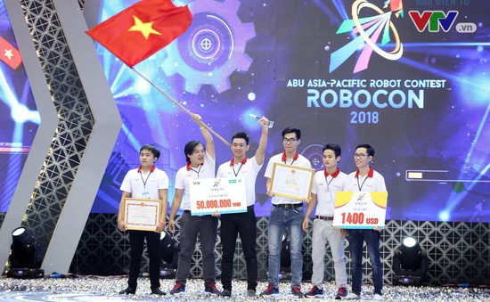 “Rồng bay” chỉ trong 22 giây, LH - ATM vô địch Robocon Việt Nam 2018