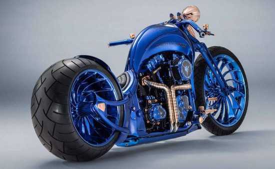 Harley-Davidson Blue Edition: "Quái thú" mô tô có giá đắt hơn cả một siêu xe Ferrari