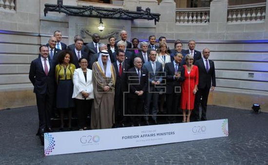 G20 cam kết hợp tác trong các vấn đề toàn cầu
