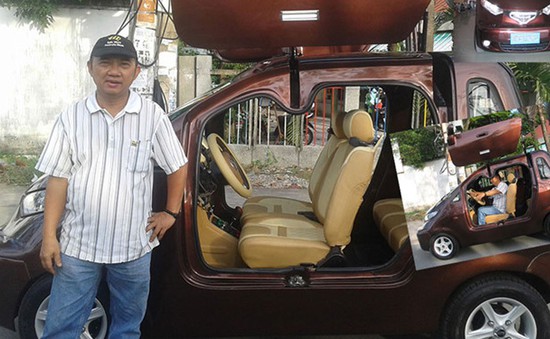 Độc đáo xe ô tô điện tự chế đầu tiên ở Việt Nam