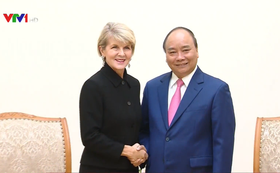 Thủ tướng Nguyễn Xuân Phúc tiếp Bộ trưởng Bộ Ngoại giao Australia