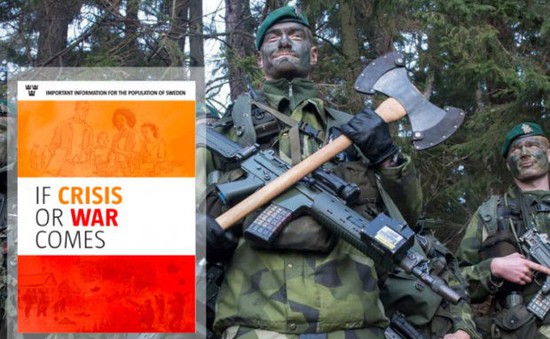 Thụy Điển phát hành cẩm nang ứng phó với chiến tranh