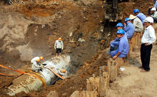 Đường ống nước sông Đà tiếp tục gặp sự cố
