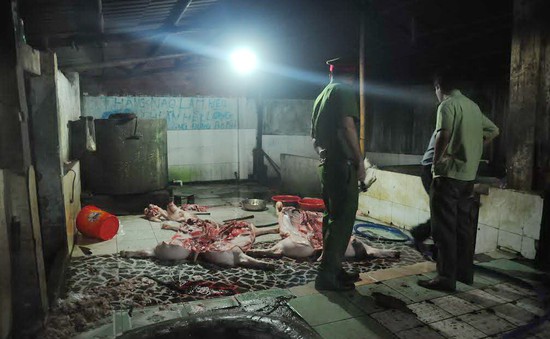Bắt hai cơ sở giết mổ lợn lậu dưới sàn nhà dơ bẩn tại Đồng Nai