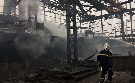 3 người tử vong trong vụ cháy nhà máy thép Hòa Phát