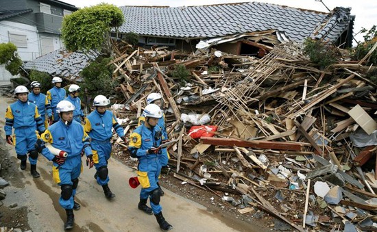 Động đất mạnh 5,9 độ richter làm rung chuyển miền Tây Nhật Bản