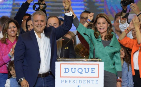 Bầu cử Tổng thống Colombia: Ứng cử viên Ivan Duque giành chiến thắng