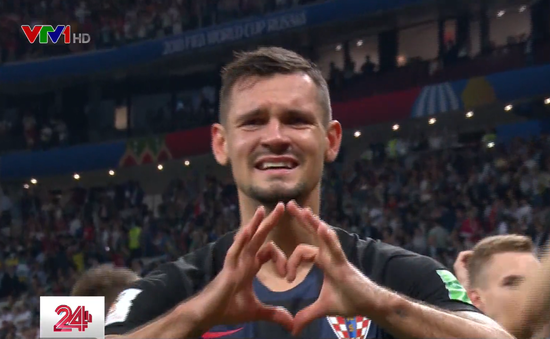 Nhiều cầu thủ Croatia bật khóc sau chiến thắng trước ĐT Anh tại bán kết World Cup 2018