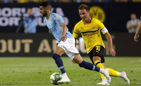 VIDEO: Gotze lập công, Dortmund đánh bại Man City trong ngày ra mắt của Mahrez