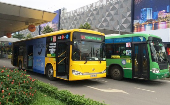 Đề xuất làn đường riêng cho xe bus trong sân bay Tân Sơn Nhất