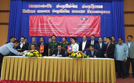 Quảng Trị - Savannakhet - Salavan ký kết thống nhất hợp tác công tác biên giới