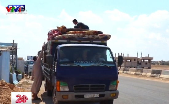 Lo ngại tấn công quy mô lớn, 400 gia đình di tản khỏi Idlib, Syria