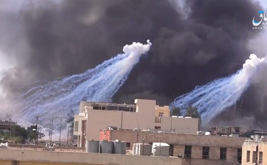 Nga cáo buộc quân đội Mỹ sử dụng bom phospho ở Syria