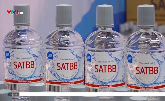 Nước muối sinh lý SAT BB bị đình chỉ và thu hồi toàn quốc