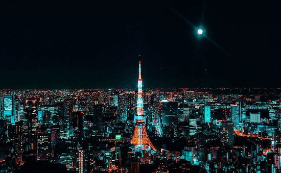 Thủ đô Tokyo, Nhật Bản rực rỡ về đêm