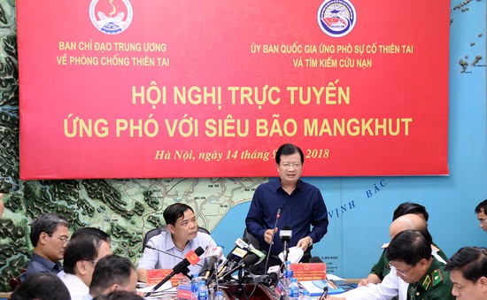 PTTg Trịnh Đình Dũng: Đảm bảo an toàn tính mạng và tài sản của người dân khi siêu bão Mangkhut đổ bộ