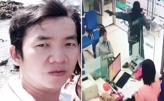 Nghi phạm cướp ngân hàng ở Tiền Giang đã tử vong do uống thuốc diệt cỏ