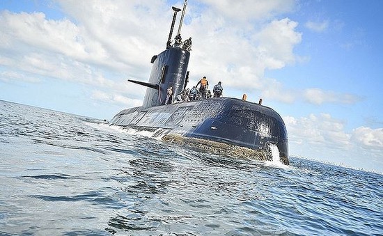 Phát hiện vật thể nghi là xác tàu ngầm Argentina mất tích