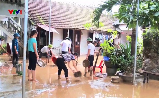 Khẩn trương khắc phục hậu quả mưa lũ tại Yên Định, Thanh Hóa