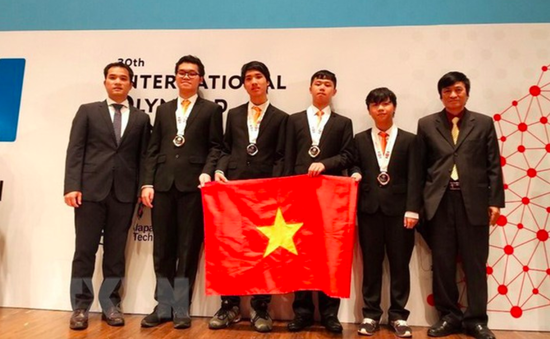 Học sinh Hà Tĩnh giành Huy chương vàng Olympic Tin học thế giới