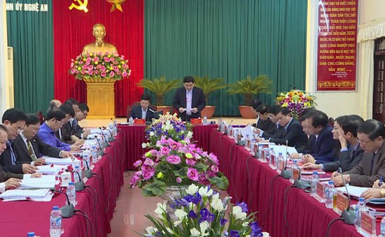 Hội nghị kiểm điểm của Ban Thường vụ Tỉnh ủy Nghệ An