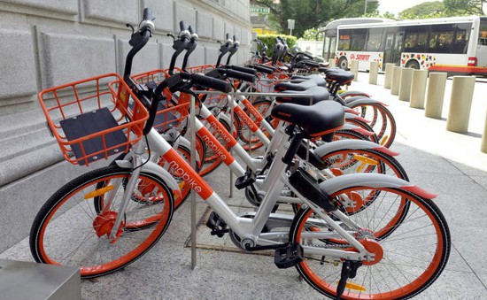 Dịch vụ chia sẻ xe đạp Mobike vươn ra thị trường thế giới