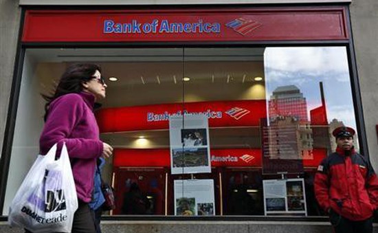 4 ngân hàng lớn nhất Mỹ mất 1 tỷ USD tiền cho vay