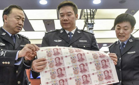 Trung Quốc phá vụ án sản xuất tiền giả lớn nhất từ trước đến nay