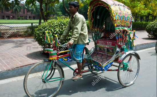 Xe lôi truyền thống tại Bangladesh đối mặt với lệnh cấm