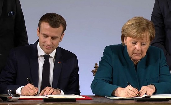 Đức và Pháp ký Hiệp ước Aachen “làm mới” quan hệ hữu nghị
