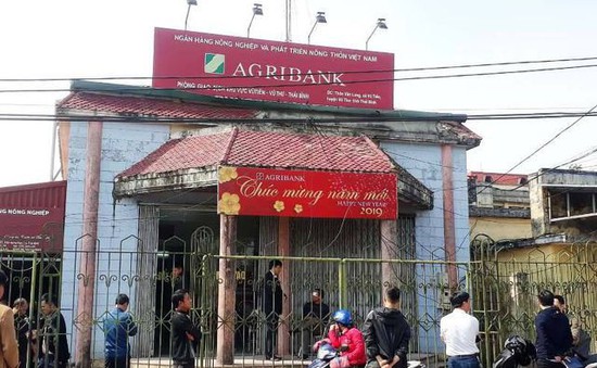Truy bắt đối tượng cướp ngân hàng Agribank Thái Bình