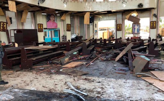 Philippines phong tỏa đảo Jolo để điều tra vụ đánh bom nhà thờ Thiên Chúa giáo