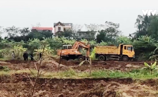 Đất nông nghiệp tại Đông Anh, Hà Nội được cấp phép khai thác cát: Nguồn gốc đất vẫn chưa rõ ràng