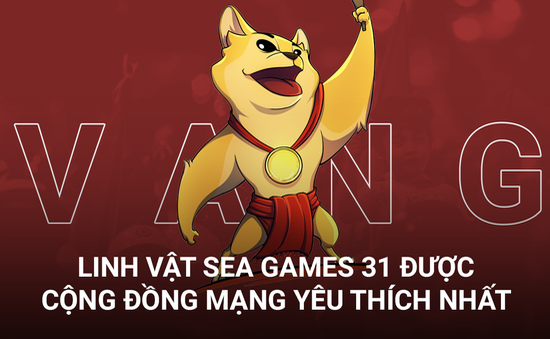 Chú chó Vàng được bầu chọn là bài thi linh vật SEA Games 31 được yêu thích nhất