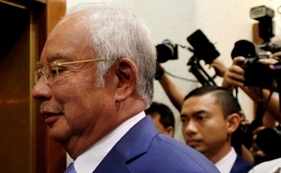 Tiếp tục tiến trình xét xử cựu Thủ tướng Malaysia Najib Razak trong vụ Quỹ 1MDB