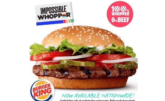 Burger King thâm nhập “lãnh địa” đồ ăn chay ở châu Âu