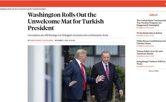 Những vấn đề tồn đọng giữa Mỹ và Thổ Nhĩ Kỳ
