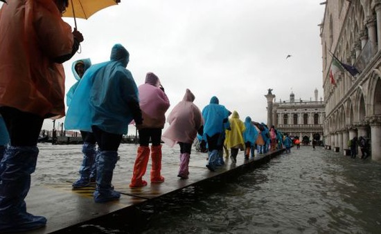 Thành phố Venice, Italy có thể "chìm" trong nước lũ