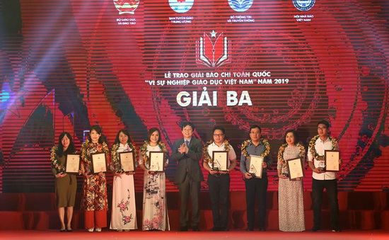 Báo điện tử VTV News giành giải Ba giải Báo chí toàn quốc "Vì sự nghiệp giáo dục Việt Nam"