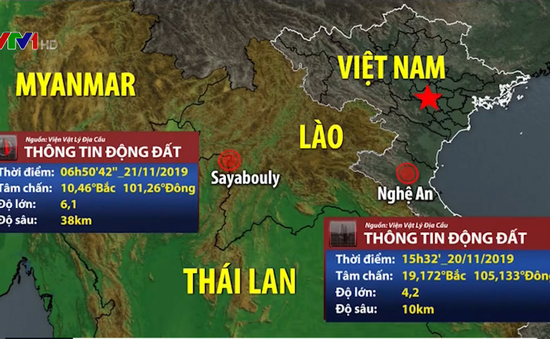 Động đất mạnh tại Lào và Thái Lan
